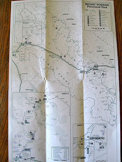 mount robson map